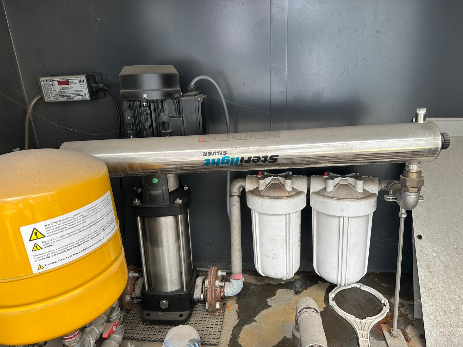 Sterilight Silver UV water purification unit close-up